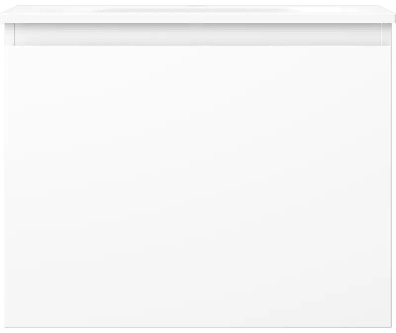 Mexen Orio, kúpeľňová skrinka 60 cm s umývadlom Vela, 1 zásuvka, biela matná, 91A10-06047-1-BF01-W23M01