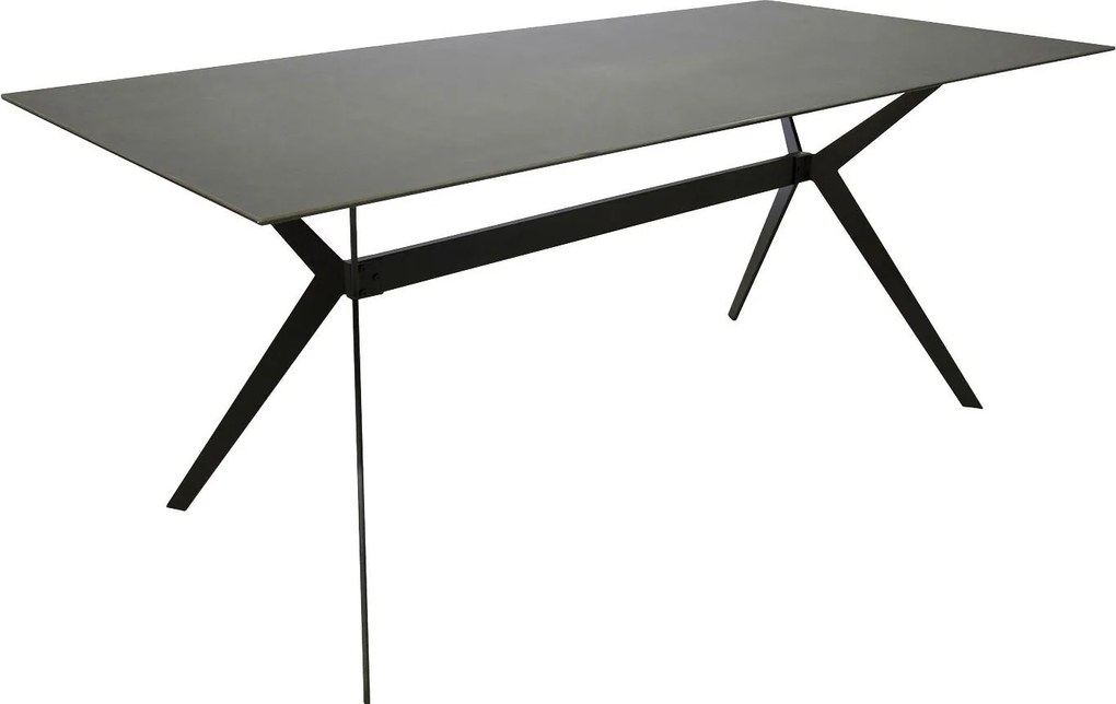 XXXLutz JEDÁLENSKÝ STÔL, sivá, čierna, 180/90/75 cm Hom`in - Stoly - 002465000101
