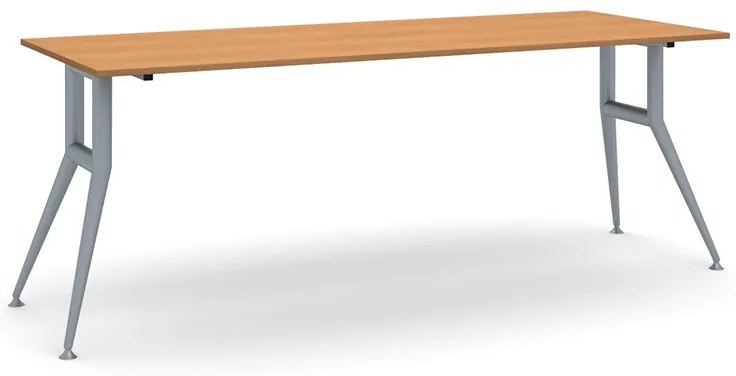 Rokovací kancelársky stôl WIDE, 200x80 cm, čerešňa