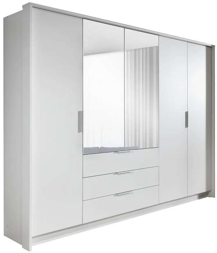 Skriňa Togo 255 biely/zrkadlo