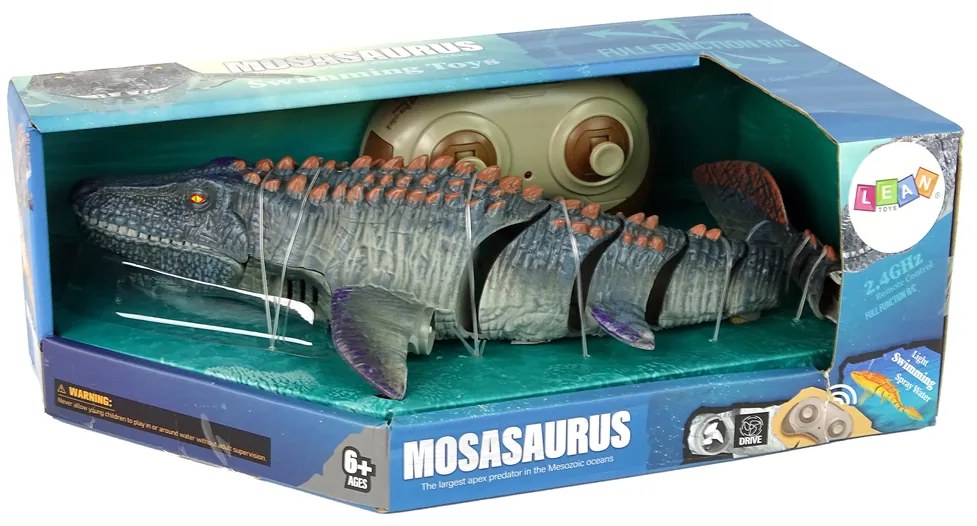 Lean Toys Diaľkovo ovládaný Dinosaurus - Mosasaurus