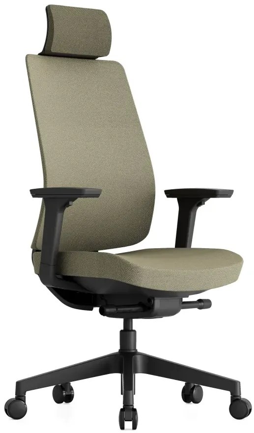 KREDE Kancelárska stolička K50 SP BLACK béžová