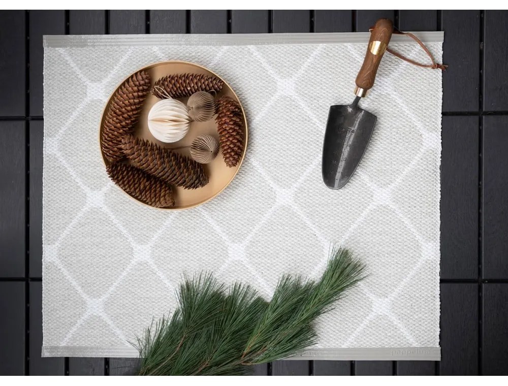 Svetlosivo-krémový vnútorný a vonkajší behúň 70x240 cm Rex Fossil – Pappelina