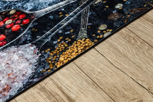 Protišmykový koberec / behúň ANDRE 9002 modrý / terakota