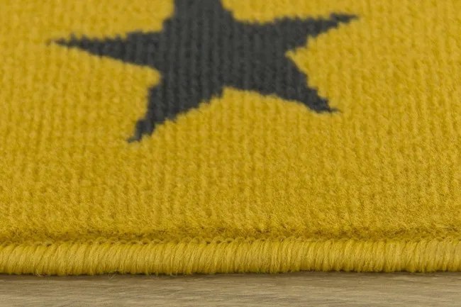 Detský koberec Kids 533927/89955 Zajačik, horčicový