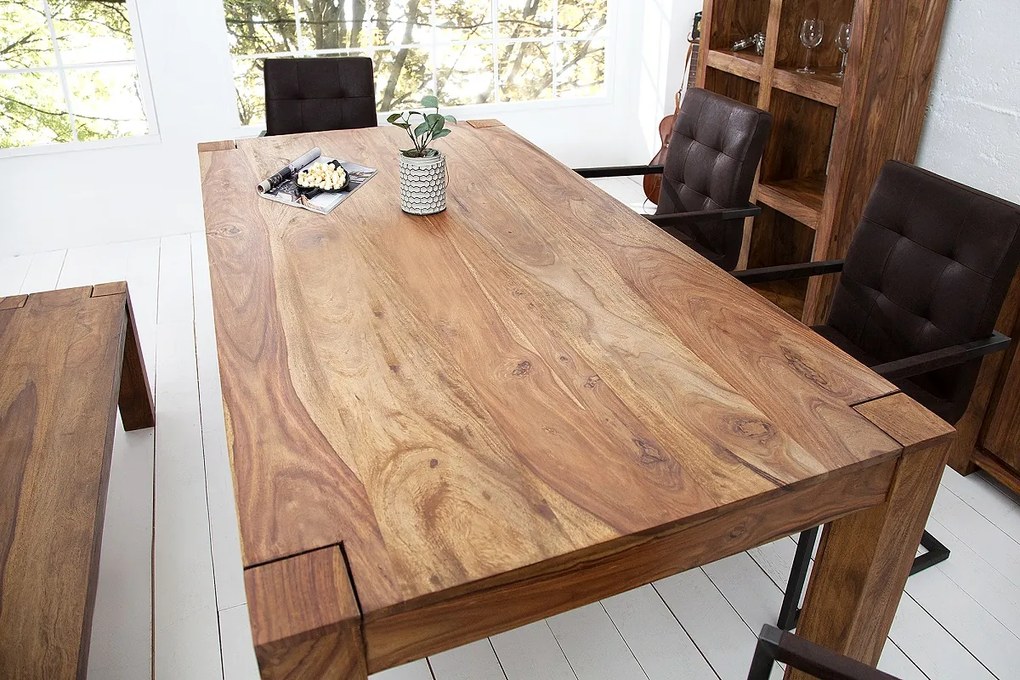 Bighome - Jedálenský stôl MAKASSAR NATUR 160 cm - prírodná