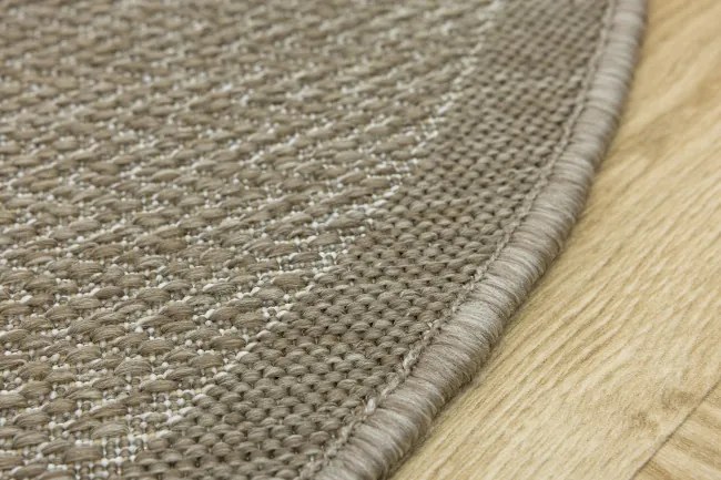 Obojstranný koberec BRUSSELS 205803/10610 béžový / krémový kruh