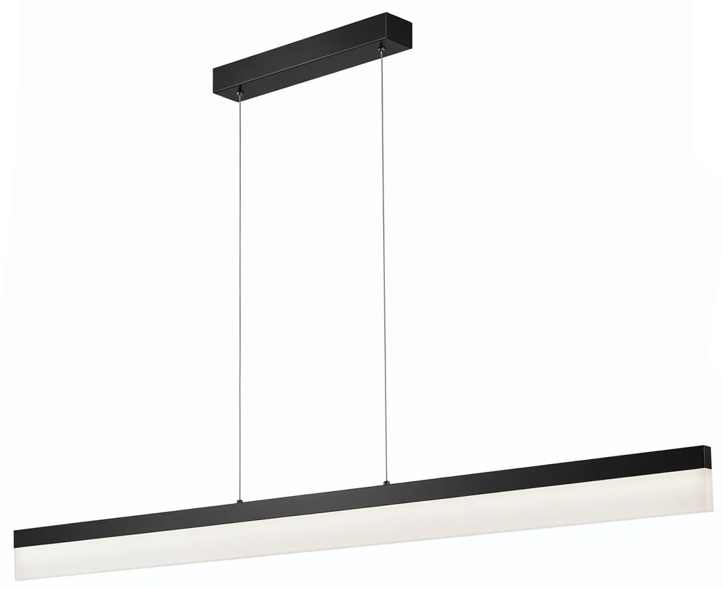 Toolight Toolight, LED stropné svietidlo 120cm, APP1692-CP, čierna matná, OSW-07890