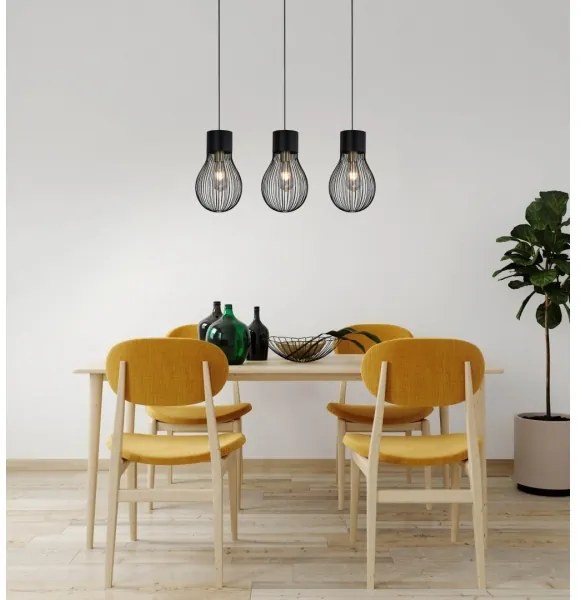 Reality - Luster na lanku DAVE 3xE27/40W/230V