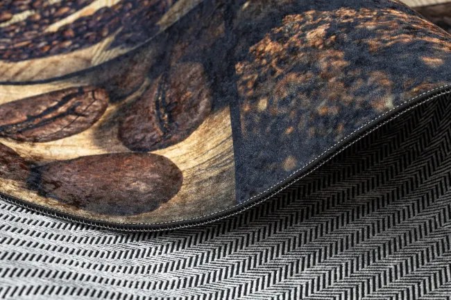 Protišmykový koberec / behúň ANDRE 50090 hnedý