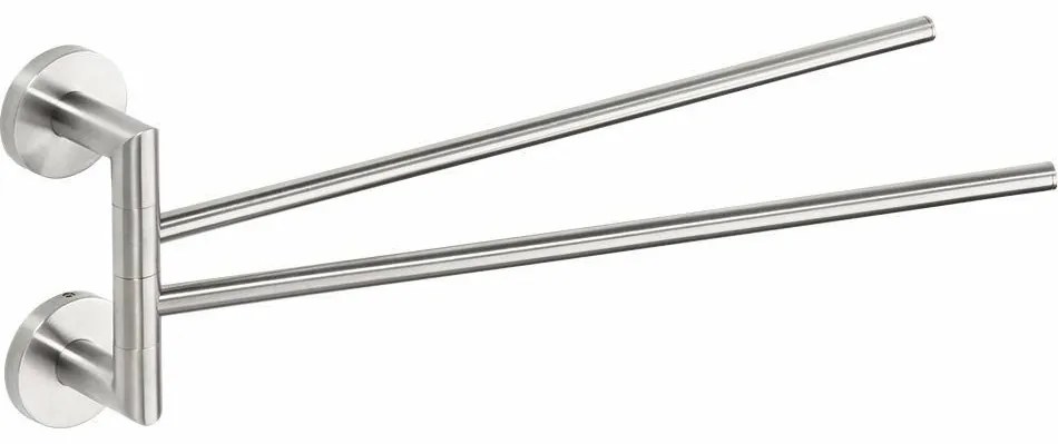 SAPHO XS405 X-Steel otočný držiak na uteráky dvojitý 42 cm, nehrdz. oceľ
