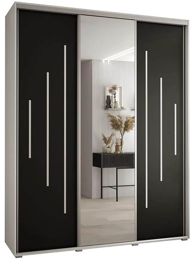 Skriňa 45 Canaris 13 200 biela/čierna/silver