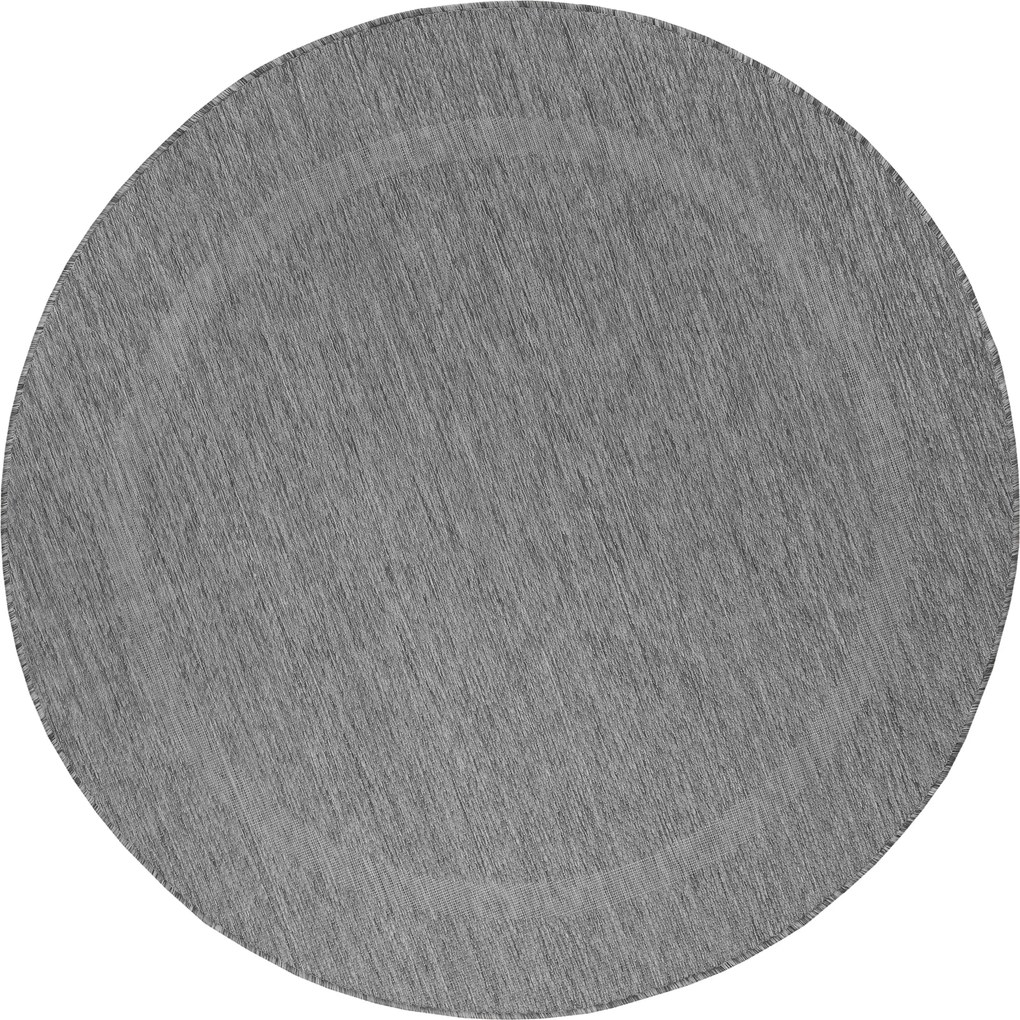 Ayyildiz, Kusový koberec Relax 4311 Grey kruh, 200x200 (priemer) kruh, šedá, chodba / predsieň