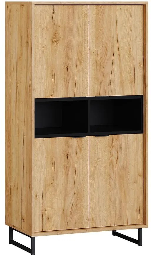 Regál Konor 80 D.Craft Zlatý