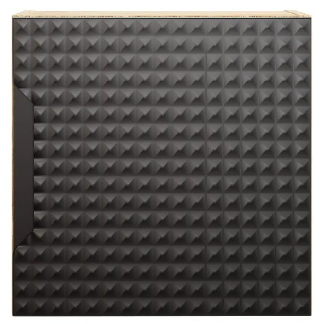 Skříňka pod umyvadlo Casad 40 cm černá/dub wotan