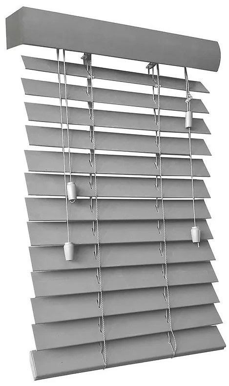 Žalúzie PVC 120x180 cm sivé