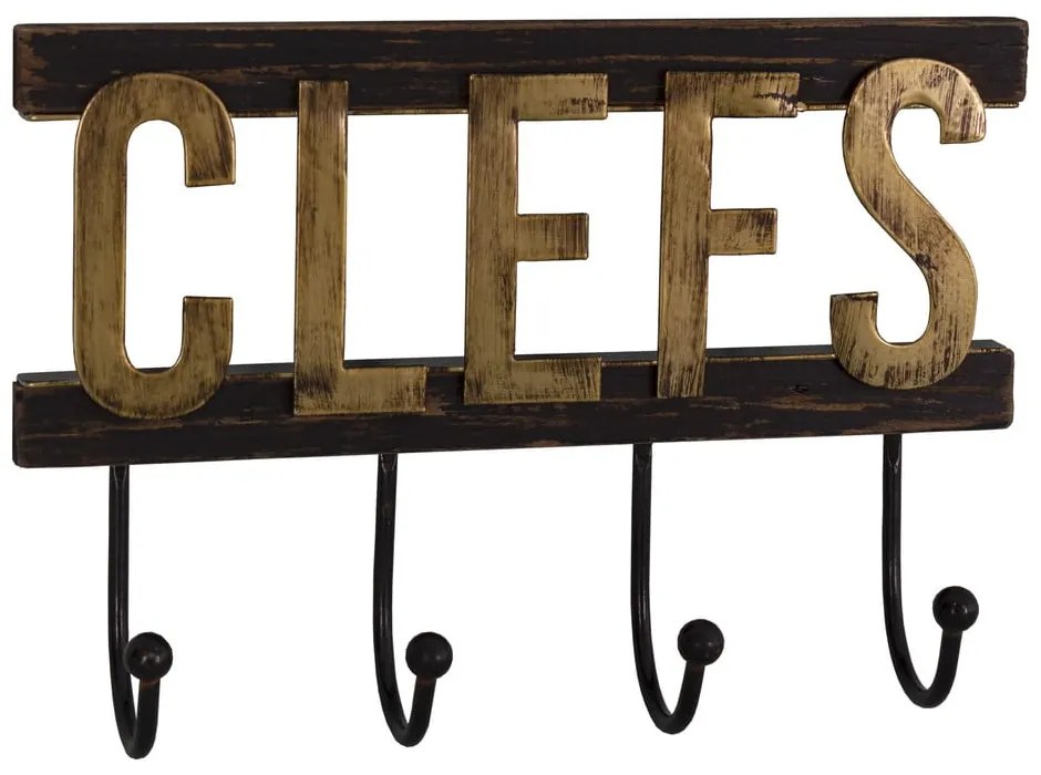 Nástenný drevený vešiak na kľúče - Antic Line