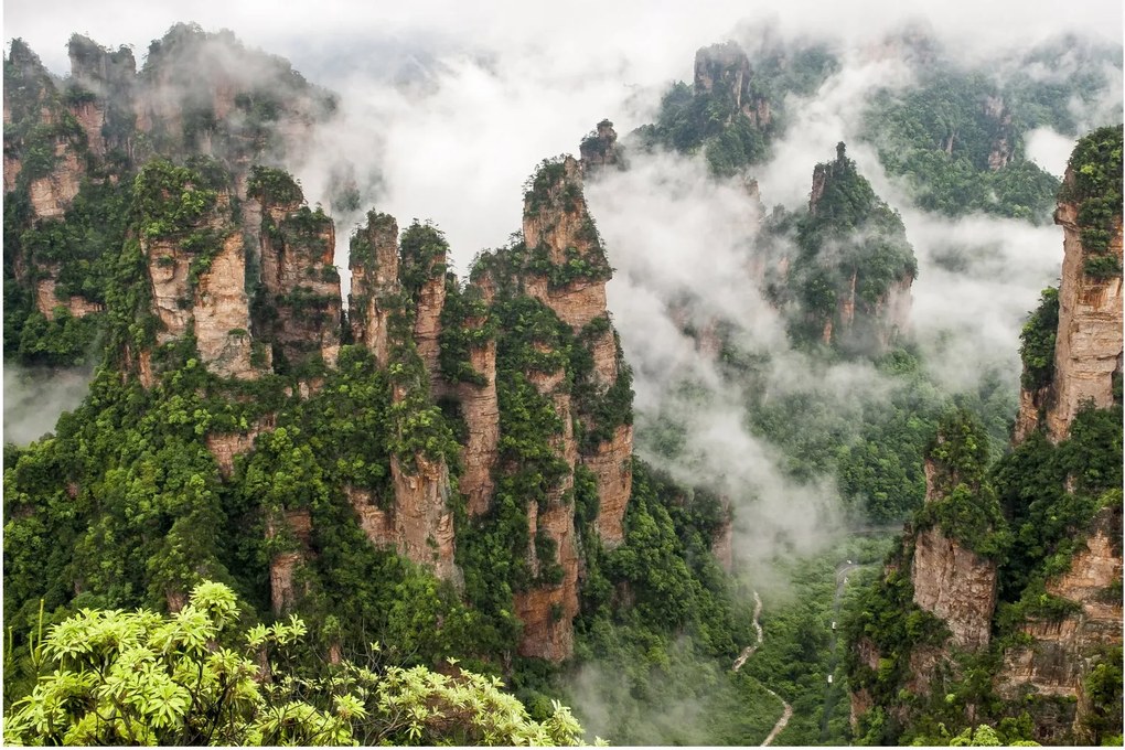 Obraz - National Park Zhangjiajie, Čína (90x60 cm)