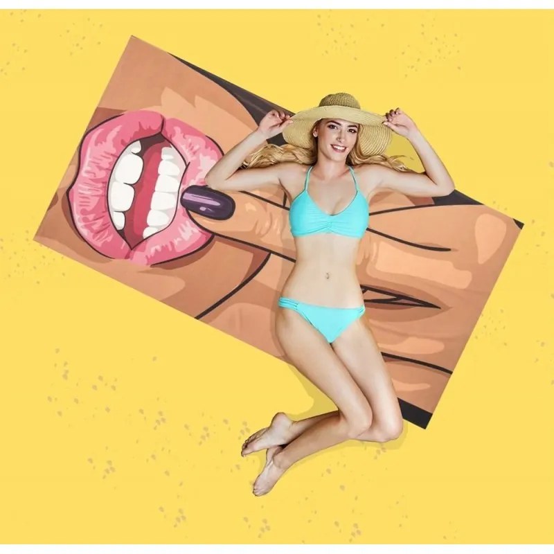 DR Funny uterák lips 160x80cm