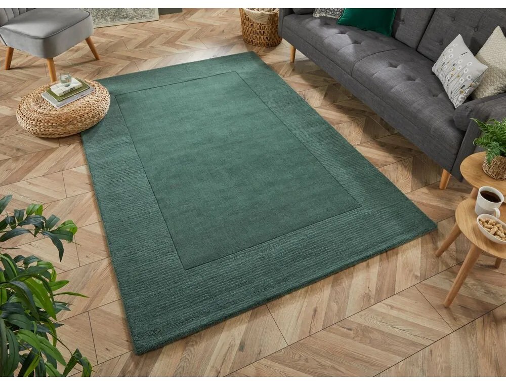 Flair Rugs koberce DOPREDAJ: 160x230 cm Kusový ručne tkaný koberec Tuscany Siena Spruce - 160x230 cm