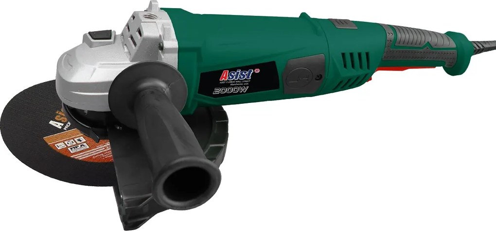 Uhlová brúska 2000 W, 230 mm ASIST AE3U200DN-3