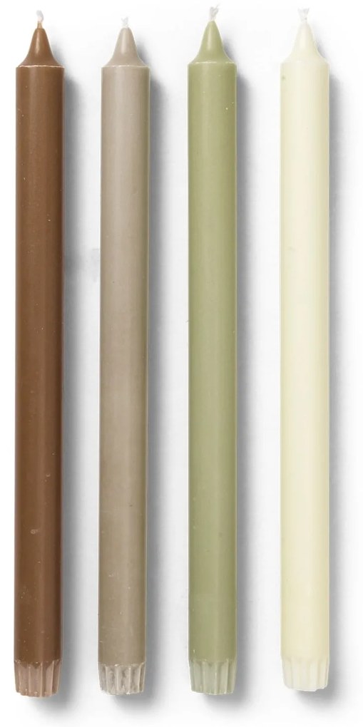 Ferm Living Sviečka Pure Botanic Blend – set 4 ks