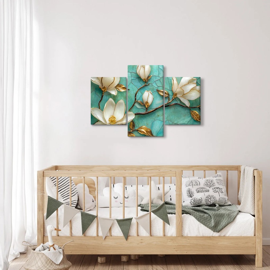 Obraz - 3D magnólia (90x60 cm)