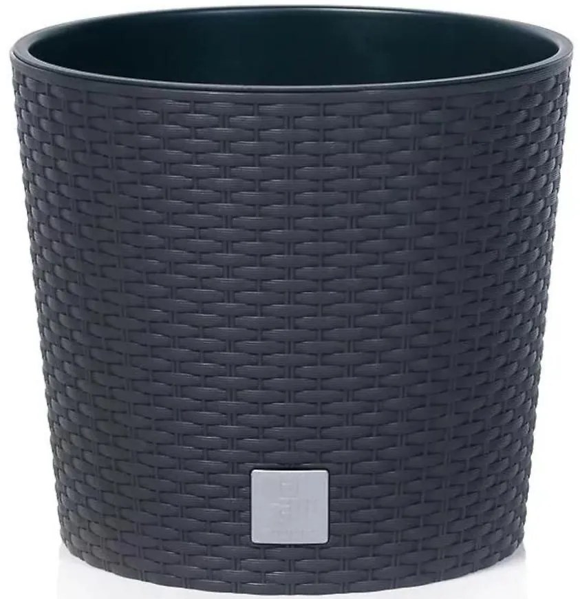 Kvetináč Rato okrúhly antracit DRTUS250L-S433