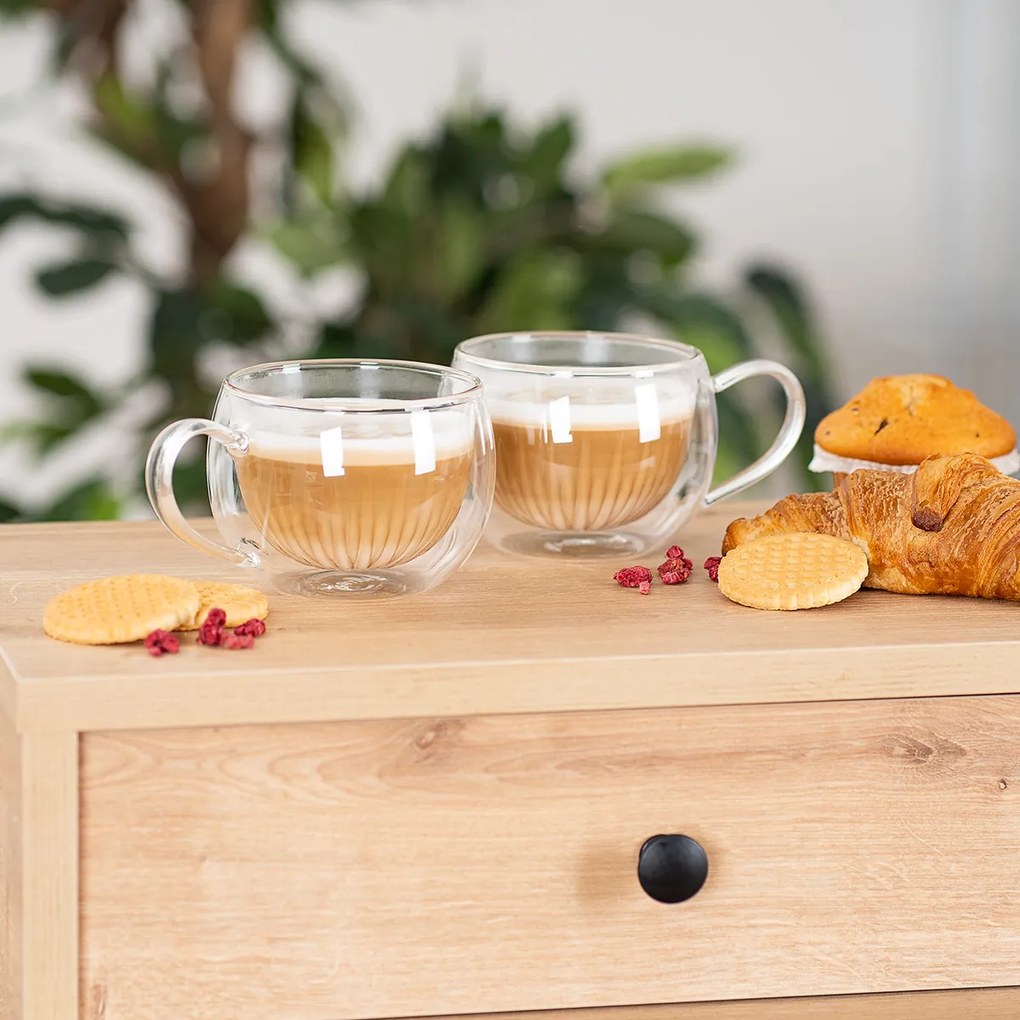 4Home Termo pohár na cappuccino Hot&Cool 270 ml, 2 ks