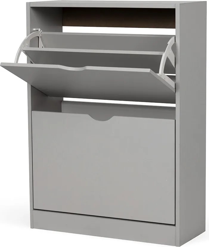 Noela Botník s 2 priehradkami sivý LUNARO