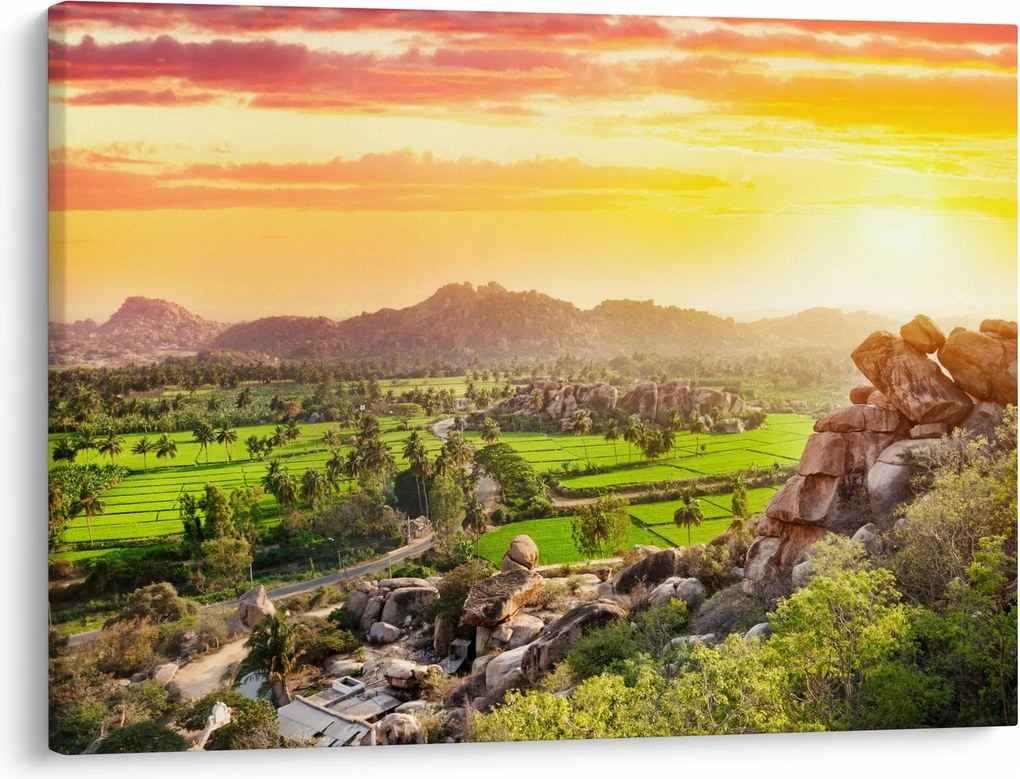 Obraz Hampi údolí v Indii (70x50 cm)