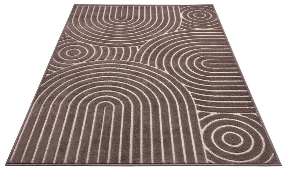 Hnedý koberec 57x90 cm Iconic Wave – Hanse Home