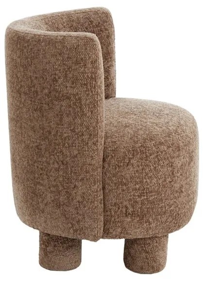 Tmavohnedé kreslo Kamova – Light &amp; Living