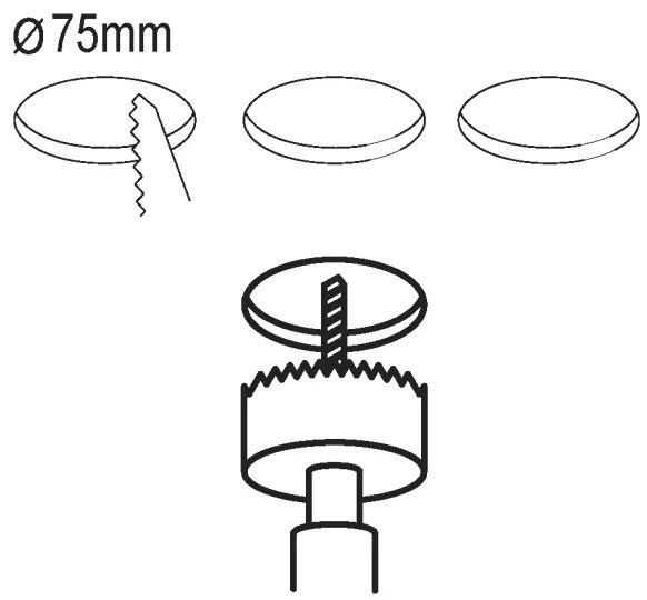 Eglo 99135 - SADA 3× LED podhľadových svietidiel FUEVA 5 LED/2,7W/230V
