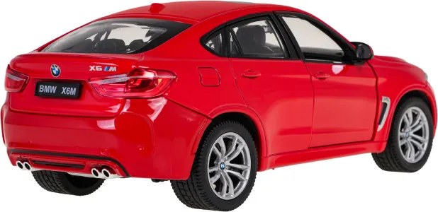 Model auta BMW X6M RASTAR 1:24 červený
