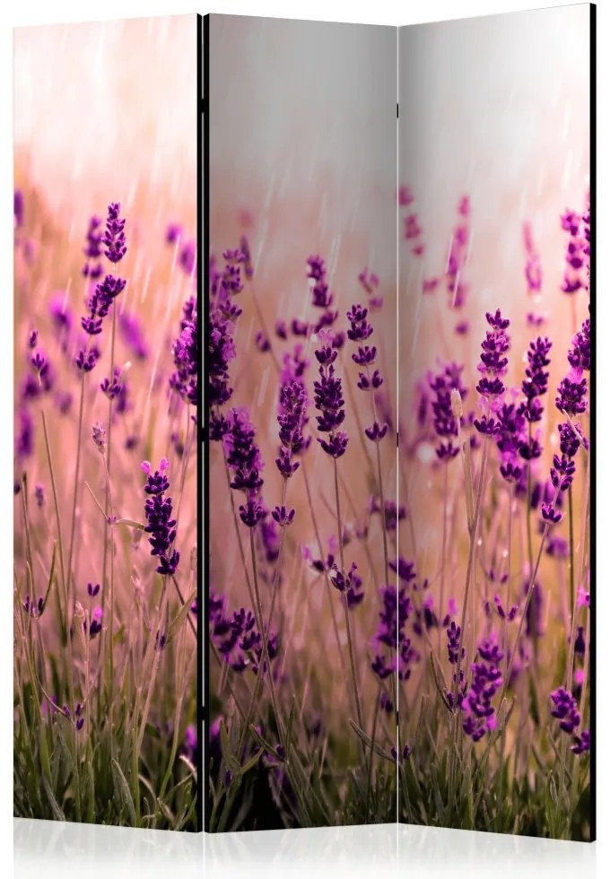 Artgeist Paraván - Lavender in the Rain [Room Dividers]