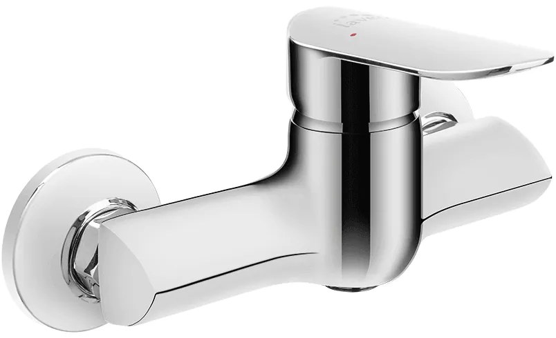 Laveo Appia, sprchová batéria nástenná, chrómová, LAV-BLP_040D