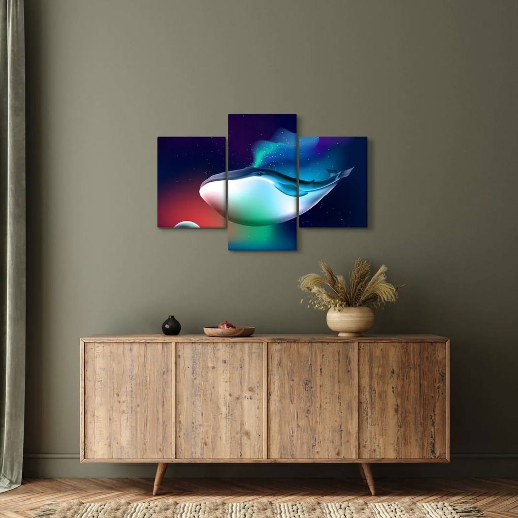Obraz - Vesmírna veľryba (90x60 cm)