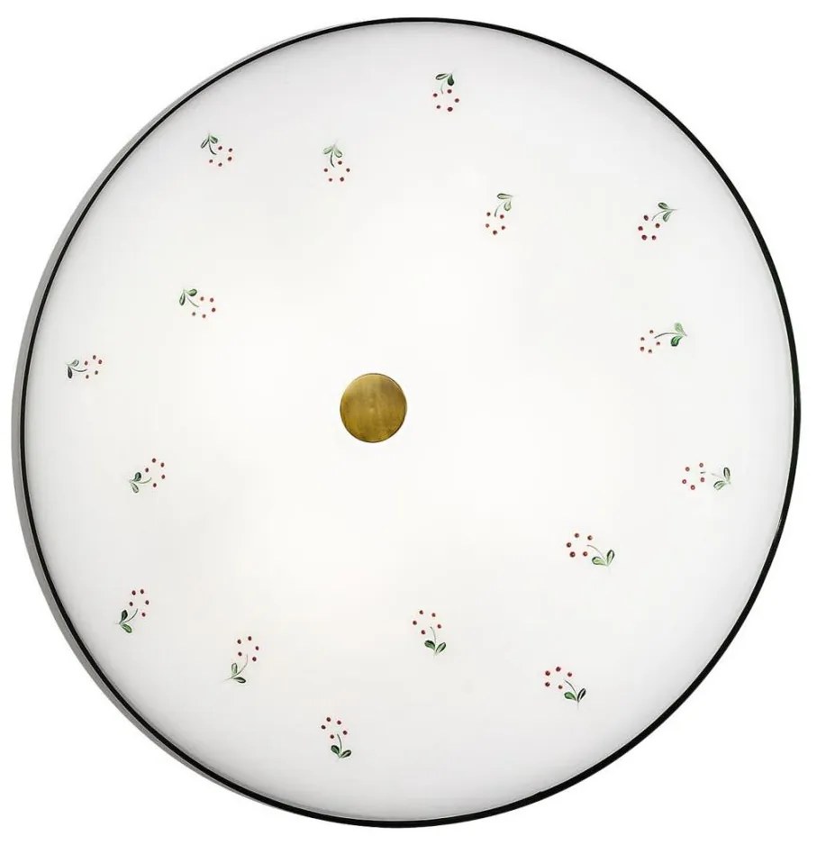 Kolarz 731.U14.4.70- Stropné svietidlo NONNA 4xE27/60W/230V pr.54 cm zelená/mosadz