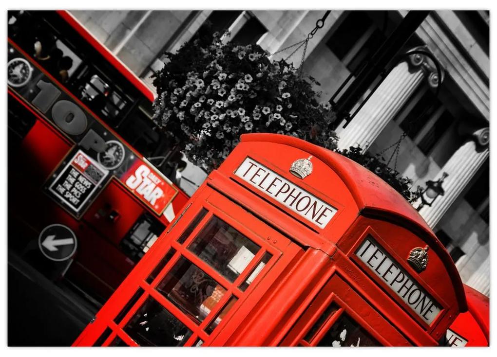 Londýnska telefónna búdka - moderné obrazy