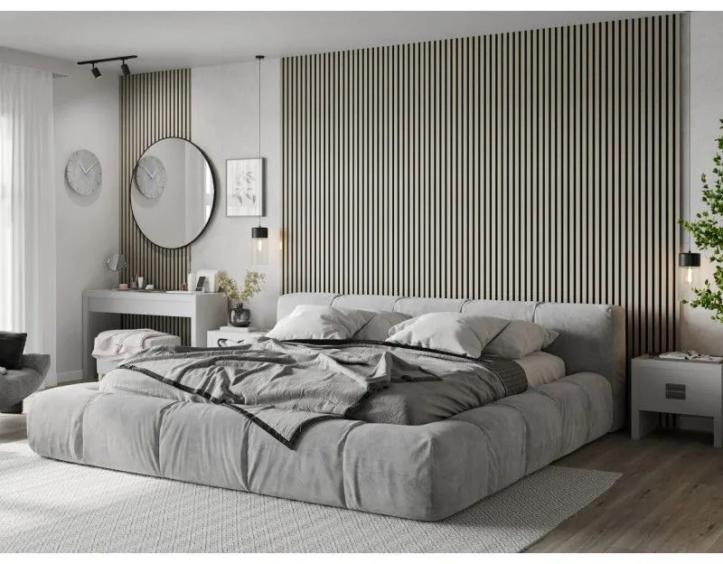 Mexen Lam-F, akustické stenové lamely 275 × 31,5 cm, filc 6 mm, ľan sivý, S105-275317-2812-068