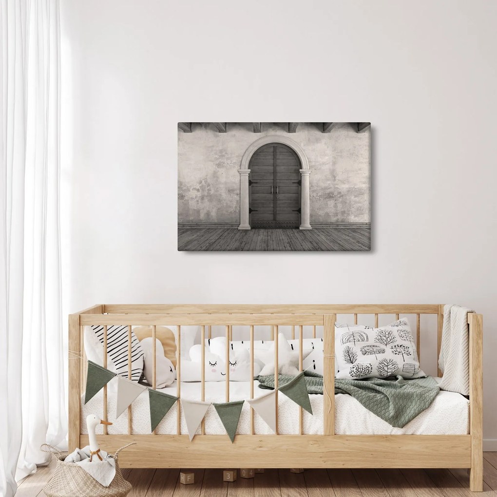 Obraz - Tajomné dvere (90x60 cm)