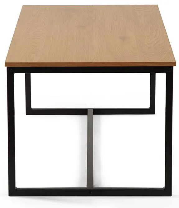 Noela Konferenčný stolík s čiernym rámom TABULA 90