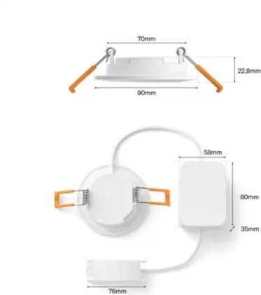 Philips - Sada 3x LED RGBW stmievateľných kúpeľňových podhľadových svietidiel Hue SLIM LED/8,3W/230V IP44