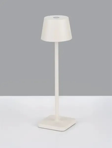 Vonkajšia stolová lampa Deck biela