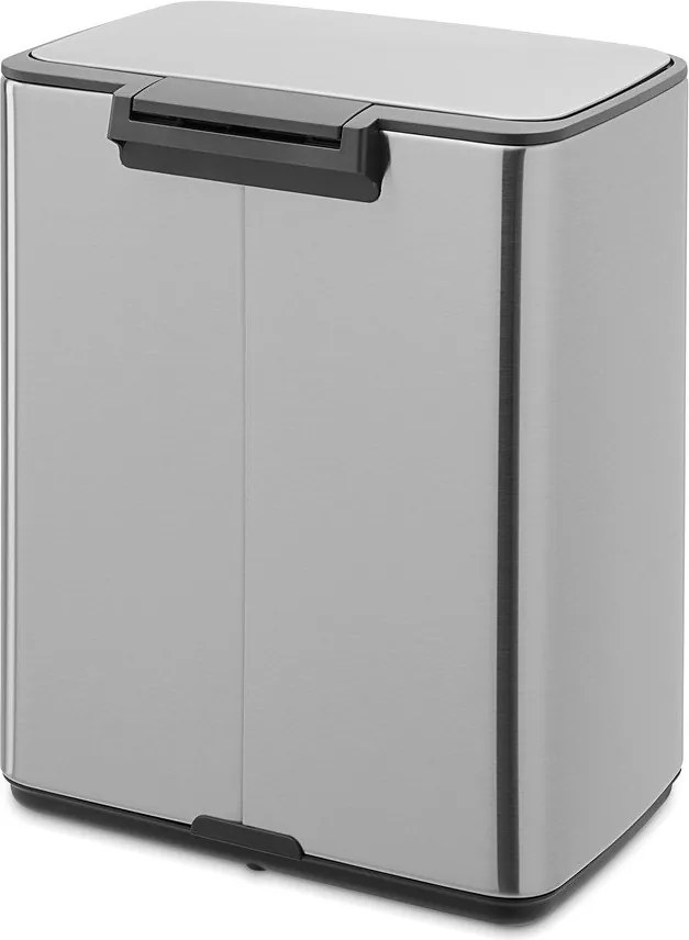 Pedálový oceľový odpadkový kôš v matne striebornej farbe 12 l Bo – Brabantia