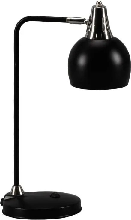 Čierna stolová lampa Design Twist Papun