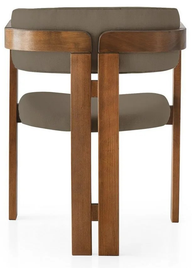 Jedálenská stolička CO Light Brown and Walnut
