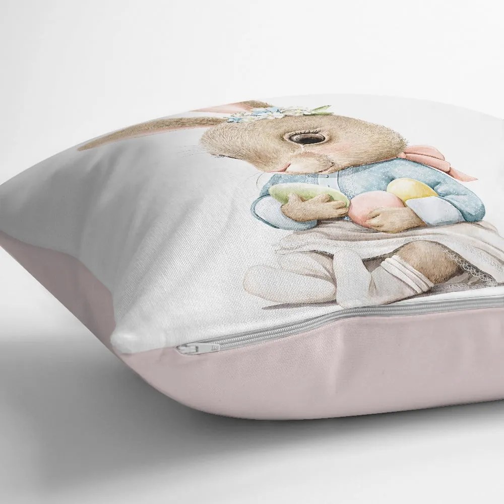 Obliečky na vankúše v súprave 4 ks s veľkonočným motívom 43x43 cm – Mila Home