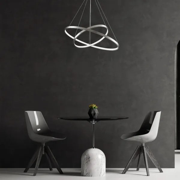 LED Luster na lanku LEA LED/35W/230V 4000K pr. 60 cm chróm